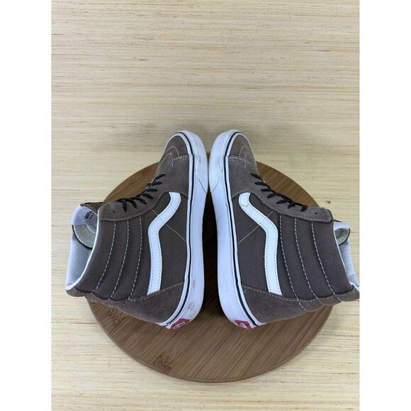 Vans Sk8 Hi Falcon White Leather Athletic Shoes Unisex Womens 8 - Picture 5 of 9